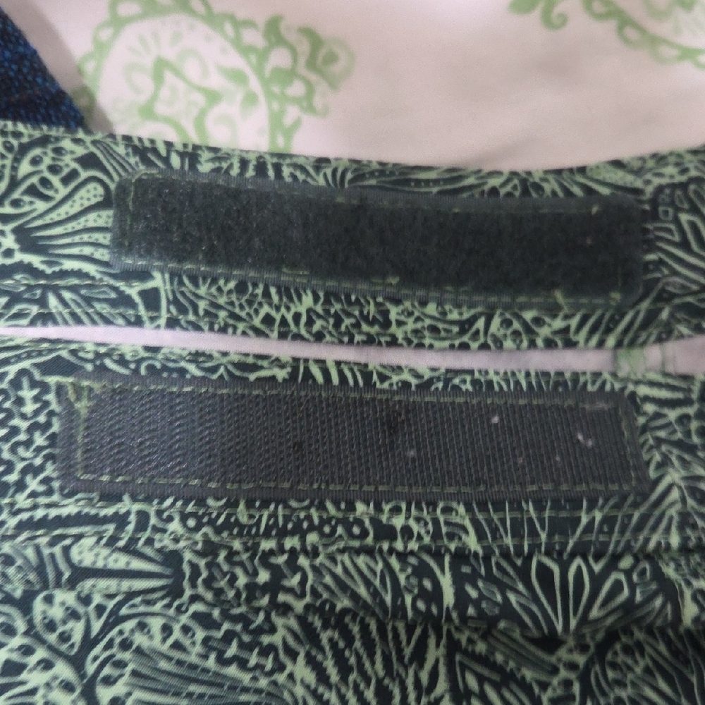 Floral Patterned Green Ripskirt - Picture 4 of 6